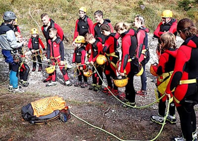 Canyoning Tirol Kindercanyoning einweisung 16zu9 2000px