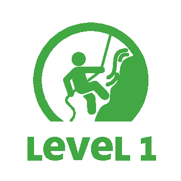 Level1Canyoning Icon inverttrans