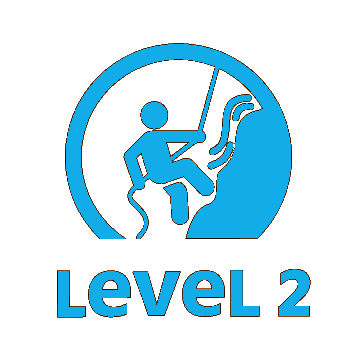 Level2Canyoning Icon inverttrans