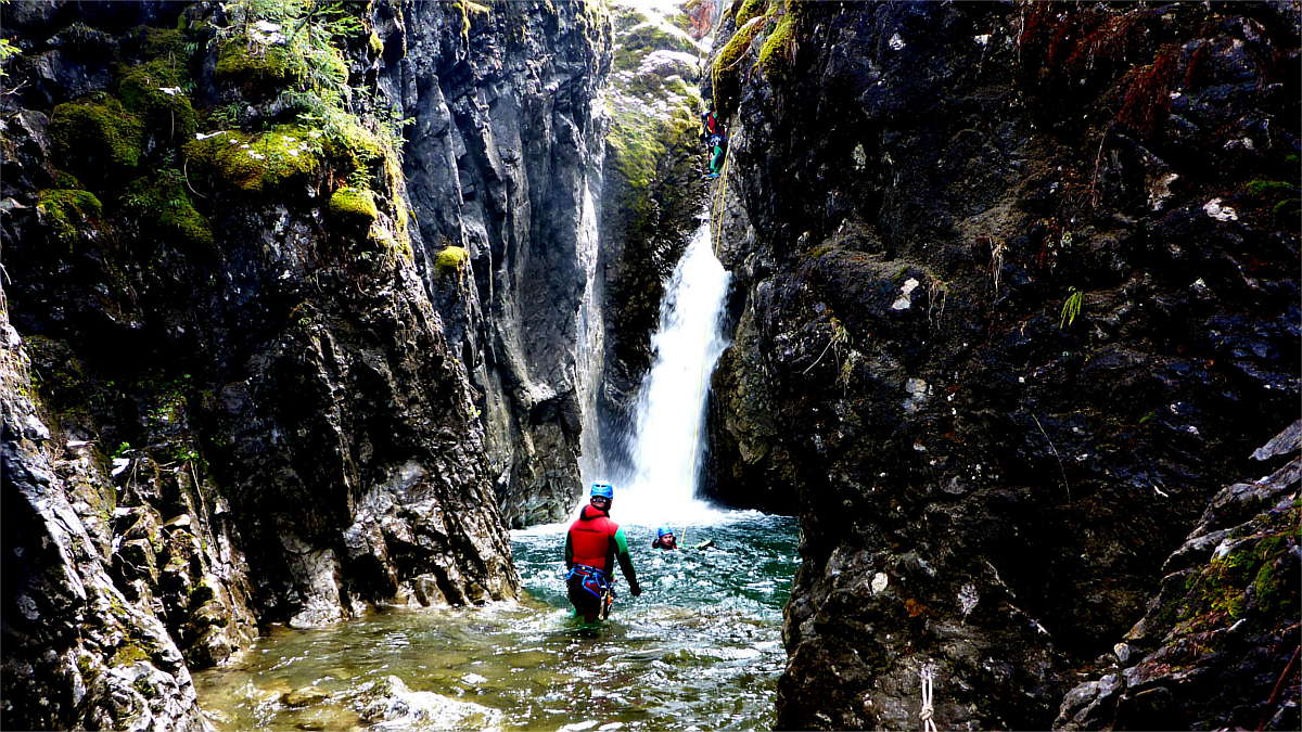 Canyoning Schwarzwasserbach