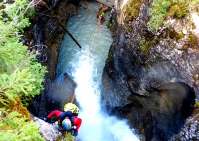 canyoning schwarzwasserbach kleinwalsertal allgaeu